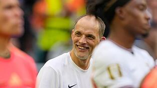 Thomas Tuchel lächelt wieder. Thomas Tuchel lächelt wieder.
