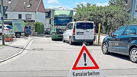 Die Kanalsanierung wie hier am Bild in der Altdorferstra&szlig;e z&auml;hlen die Mitglieder des Gemeinderats zu den zwingend erforderlichen Ma&szlig;nahmen.