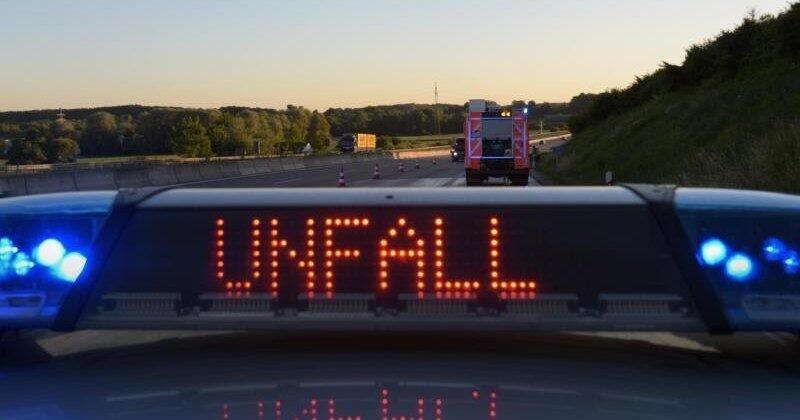 Schwerer Unfall auf der A93 bei Regenstauf