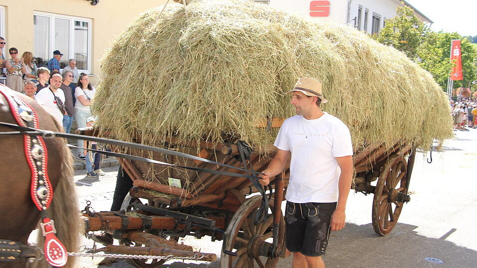 Der 35. Rosstag in Bad K&ouml;tzting. Bilder vom Festumzug &bdquo;Landwirtschaft und Handwerk von damals&ldquo;.