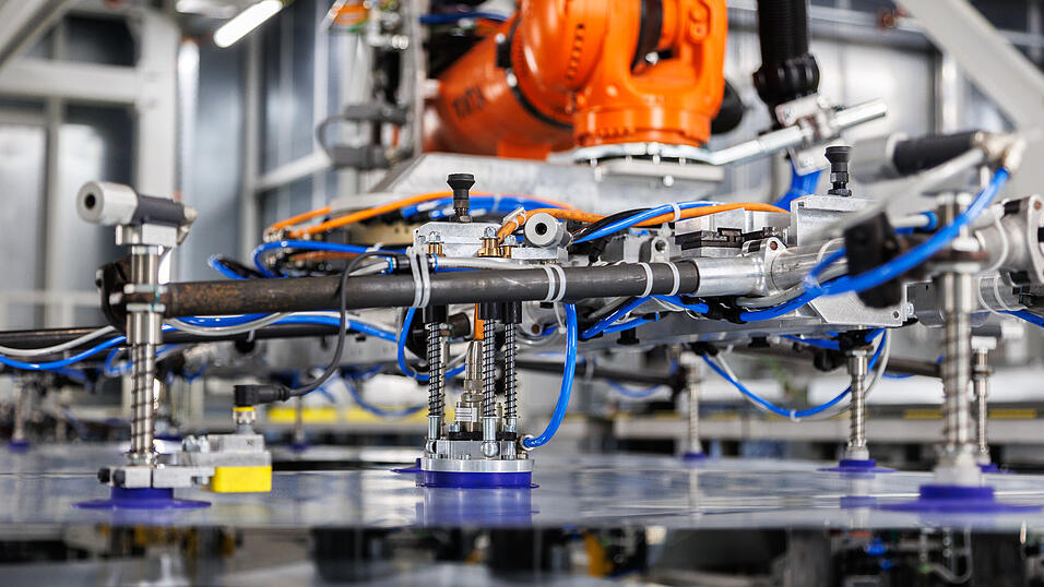 Einblicke in das Presswerk des neuen BMW-Werks in Debrecen (Ungarn). Einblicke in das Presswerk des neuen BMW-Werks in Debrecen (Ungarn).