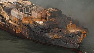 Das Frachtschiff «Solong» wurde schwer beschädigt. (Archivbild)
