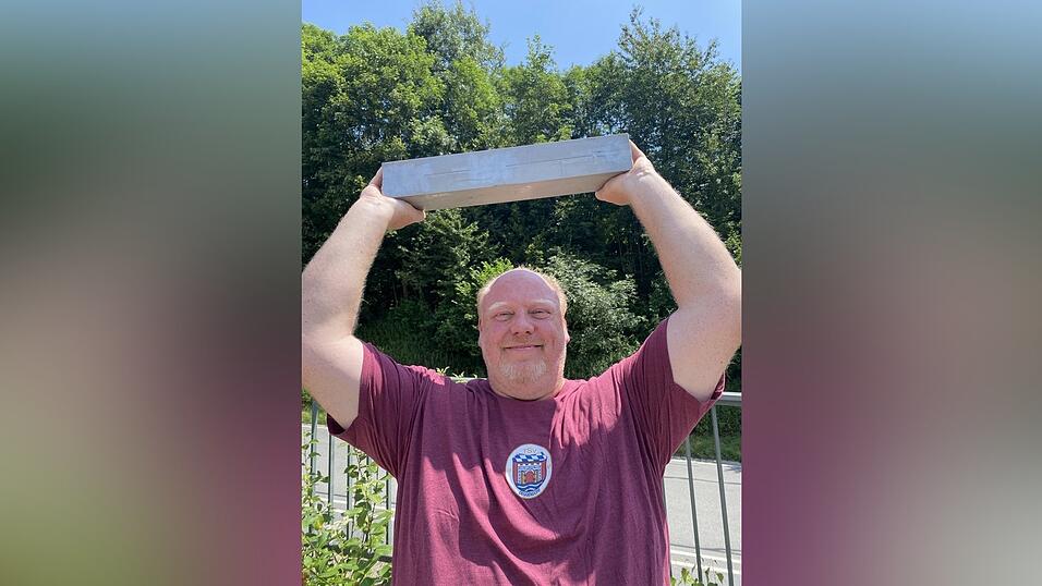 'Meister des schweren Gerätes': Christian Wimmer vom TSV 1861 Deggendorf wurde vierfacher Europameister, unter anderem mit dem 50 Kilogramm-Ultrastein. 'Meister des schweren Gerätes': Christian Wimmer vom TSV 1861 Deggendorf wurde vierfacher Europameister, unter anderem mit dem 50 Kilogramm-Ultrastein.