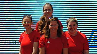 Die Mannschaft der Wurfgemeinschaft Untere Isar mit (v.l.) Simone Knödl, Pia Stern, Steffi Kritzenberger und Christina Kammerer. Die Mannschaft der Wurfgemeinschaft Untere Isar mit (v.l.) Simone Knödl, Pia Stern, Steffi Kritzenberger und Christina Kammerer.