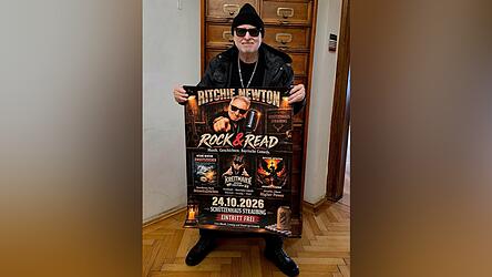 Musiker, Autor und nun auch Stand-up-Comedian: Ritchie Newton ist nach sieben Jahren wieder auf Heimatbesuch und freut sich auf &bdquo;Brezen, Schweinsbraten und viele gute alte Freunde&ldquo;.