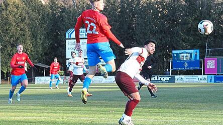 Oben auf waren die Rotblauen beim 5:1-Heimsieg gegen den SSV Eggenfelden,