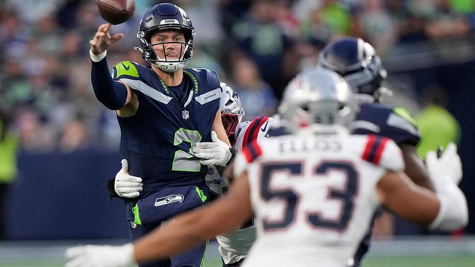 Seattles Ersatz-Quarterback Drew Lock machte seine Sache ordentlich. Seattles Ersatz-Quarterback Drew Lock machte seine Sache ordentlich.