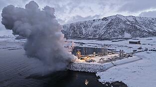 Vorbereitungen zum zweiten Testflug am Weltraumbahnhof in Norwegen.
