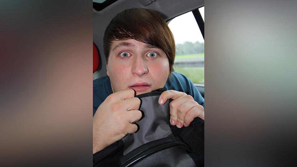 David wurde umso ängstlicher, je näher der Wald kam. (Foto: jg)