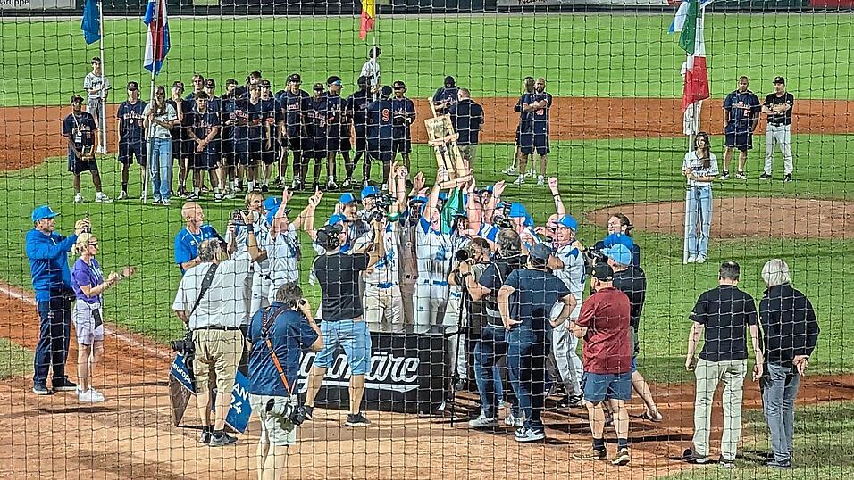 Den Sieg holten sich bei der U18-Baseball-EM in Regensburg die Italiener.