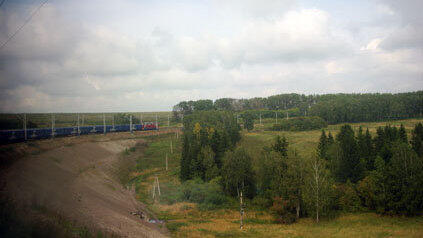 Imke Hansen und Andreas Goldbrunner reisen um die Welt. Von Moskau nach Sibirien mit der transsibirischen Eisenbahn. Imke Hansen und Andreas Goldbrunner reisen um die Welt. Von Moskau nach Sibirien mit der transsibirischen Eisenbahn.