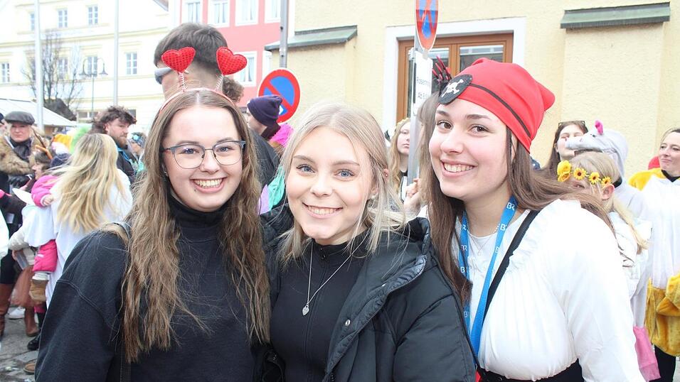 Beste Stimmung herrschte beim Rosenmontagszug in Geisenhausen.