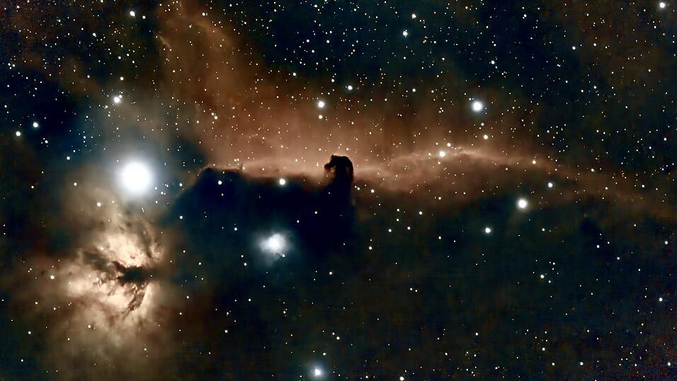 Eine Aufnahme des Pferdekopfnebels im Sternbild Orion.