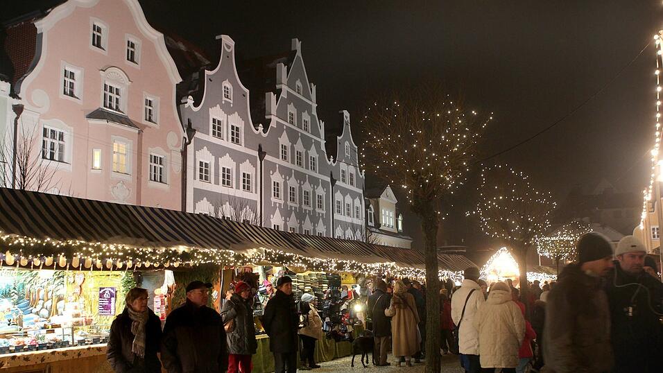 In der Freyung fand der Landshuter Christkindlmarkt von 1979 an statt.