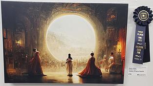 Mit dem Bild „Théâtre d’Opéra Spatial“ mischte Jason Allen den renommierten Kunstwettbewerb der Colorado Fair auf.