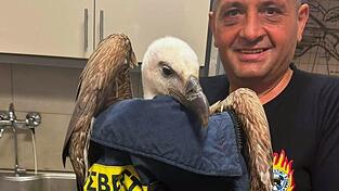 So einen Flieger hat Flughafen-Feuerwehrmann Antonis Petrakis noch nie aus der Nähe gesehen. So einen Flieger hat Flughafen-Feuerwehrmann Antonis Petrakis noch nie aus der Nähe gesehen.