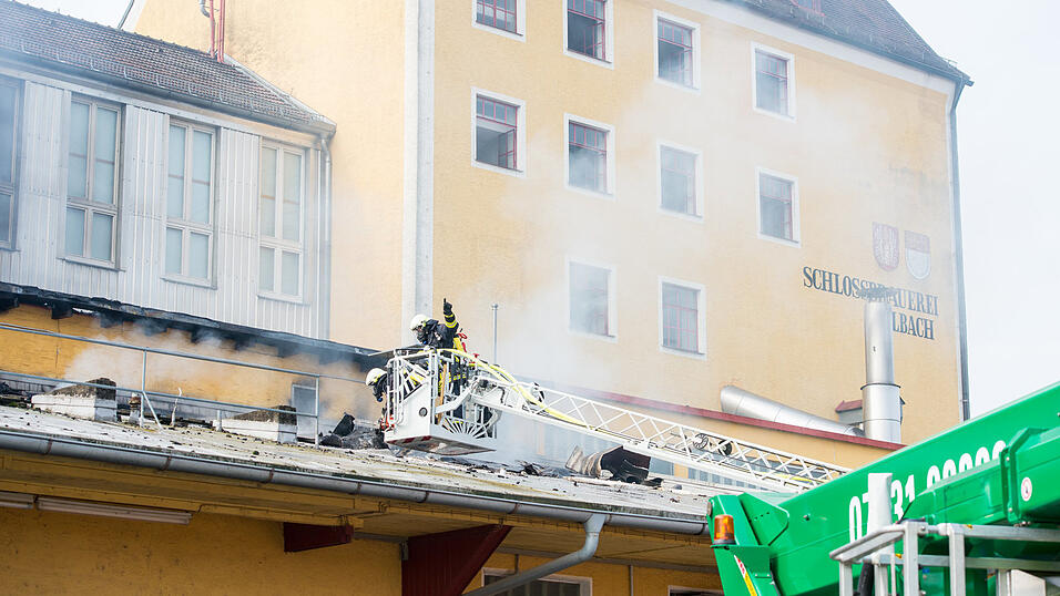 Bei dem Brand in der Irlbacher Schlossbrauerei entstand ein Millionenschaden. Foto: Mathias Adam