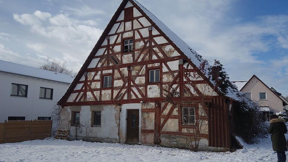 Das historische Fachwerkhaus in Winkelhaid war ein Zeugnis fr&auml;nkischer Baukultur. (Handout)