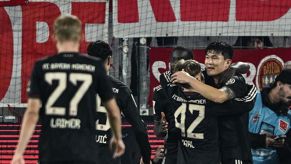Bayerns Min-jae Kim dreht mit seinem 2:1 das Match in K&ouml;ln.