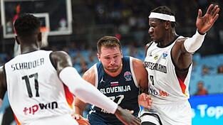 Luka Doncic stellte die deutschen Basketballer vor riesige Probleme.