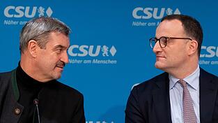 CSU-Chef Söder und Unionsfraktionschef Spahn verbindet seit Jahren eine gute Beziehung. (Archivbild) CSU-Chef Söder und Unionsfraktionschef Spahn verbindet seit Jahren eine gute Beziehung. (Archivbild)