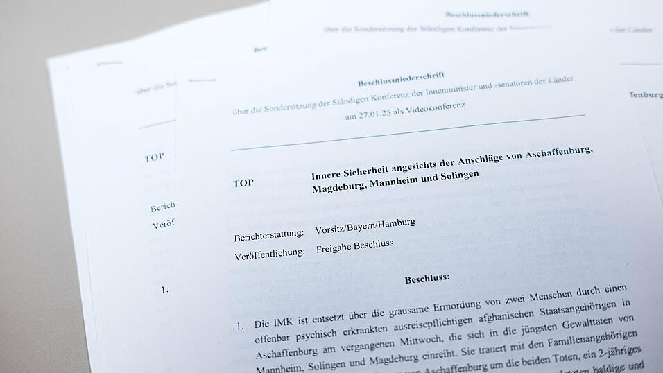 Die Innenminister fordern unter anderem eine engere Zusammenarbeit der Behörden.
