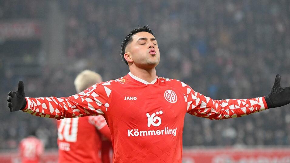 Erzielte sein zehntes Saisontor f&uuml;r Mainz 05: Nadiem Amiri.