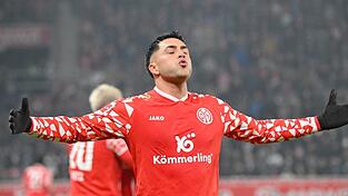 Erzielte sein zehntes Saisontor für Mainz 05: Nadiem Amiri. Erzielte sein zehntes Saisontor für Mainz 05: Nadiem Amiri.
