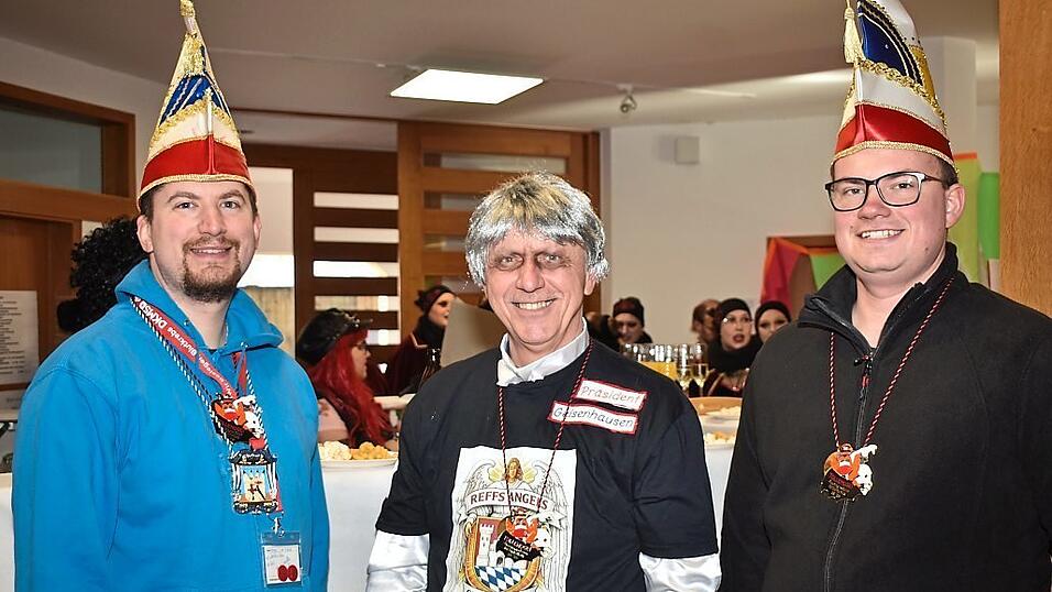 Pr&auml;sident Sebastian Eggerbauer, B&uuml;rgermeister Josef Reff und Vizepr&auml;sident Michael Reff (von links).