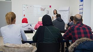Die sogenannten Erstorientierungskurse f&uuml;r Schutzsuchende hat das Bundesamt f&uuml;r Migration und Fl&uuml;chtlinge (Bamf) 2017 eingef&uuml;hrt. (Archivfoto)