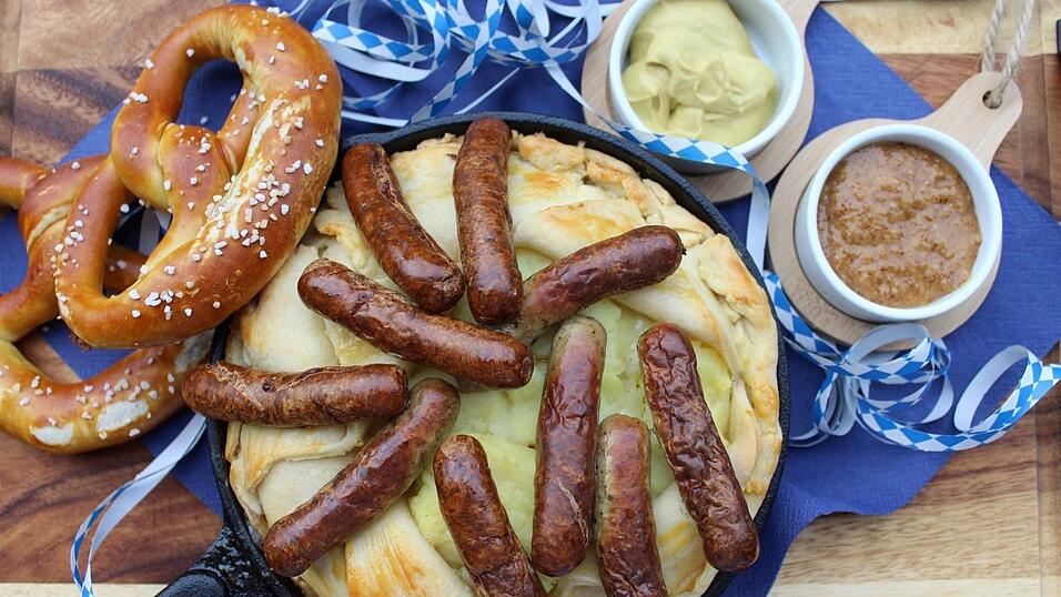 Bayerisch-herzhafte Neuschöpfung: der Bratwurst Pie.