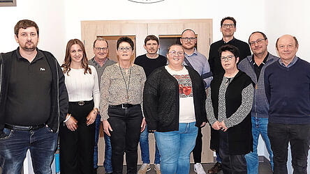 Die Kandidaten der Freien Arbeiterschaft Wiesent stellten sich bei der Wahlversammlung in Dietersweg vor.