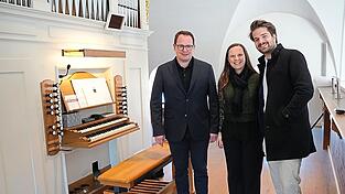 Domkantor aus Passau Maximilian J&auml;ger, Anna Doering, Vinzenz Doering (v.l.).
