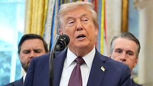 «Ich bin kein Diktator», sagt Trump über sich selbst. (Archivfoto)