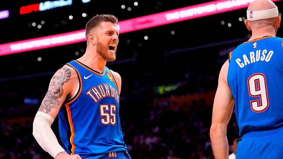 Mit den Oklahoma City Thunder weiter auf Erfolgskurs: Isaiah Hartenstein. Mit den Oklahoma City Thunder weiter auf Erfolgskurs: Isaiah Hartenstein.