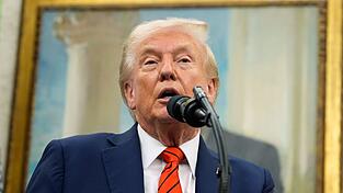 Trump reist am Sonntag in den Nahen Osten.