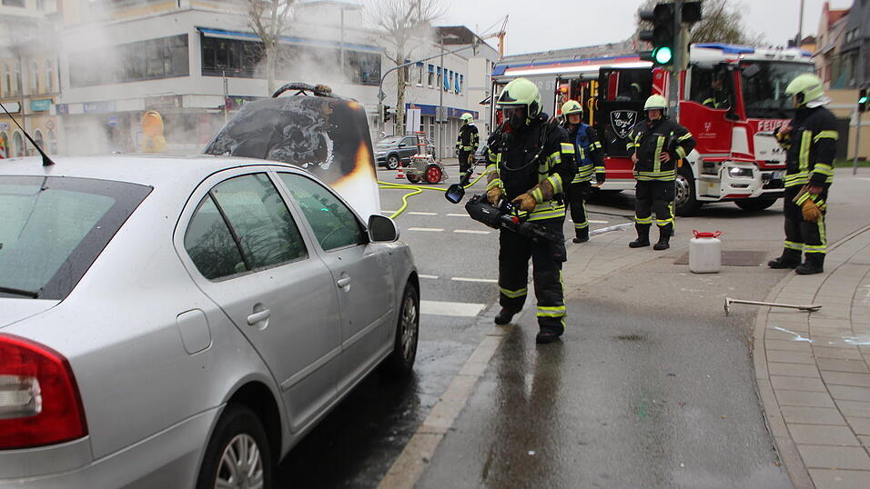 Die Einsatzkr&auml;fte konnten den Brand l&ouml;schen