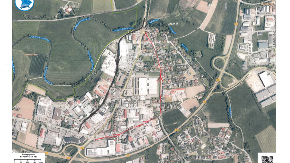 Vom 8. bis 10. September wird ein Abschnitt der Werner-von-Siemens-Stra&szlig;e komplett gesperrt. Umgeleitet wird stadteinw&auml;rts &uuml;ber den Mittelweg, die Janahofer Ortsstra&szlig;e und den Kreisverkehr Janahof und stadtausw&auml;rts &uuml;ber die Hans-Eder-Stra&szlig;e und die Rodinger Stra&szlig;e.