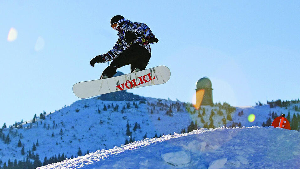 Auch für Snowboarder ist am Arber einiges geboten. Auch für Snowboarder ist am Arber einiges geboten.