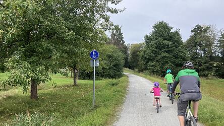 Der Donau-Regen-Radweg ist auch für Familien gut geeignet.