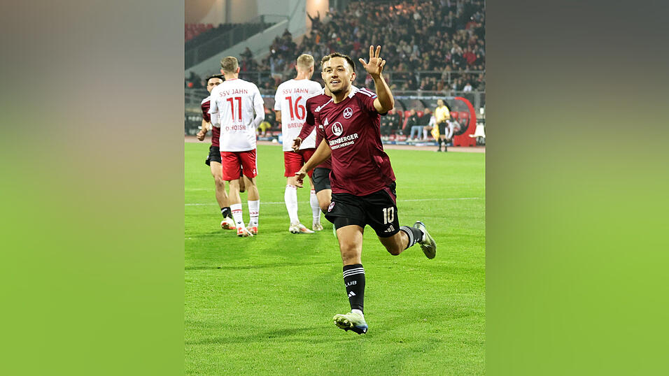 Traf dreifach beim 8:3 gegen Jahn Regensburg: Julian Justvan.