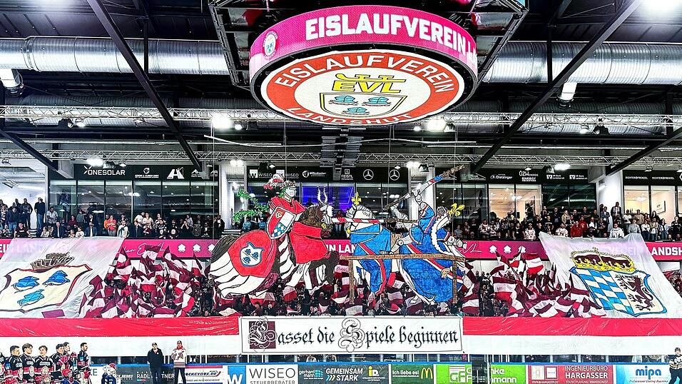 Auch wenn die R&auml;nge zum Saisonauftakt in der VR-Bank Landshut Arena nicht ganz gef&uuml;llt waren - Mannschaft und Fans pr&auml;sentierten sich beim fulminanten 8:1-Erfolg &uuml;ber Ravensburg gleich in Hochform.