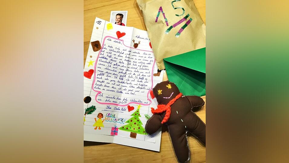 Zu jedem Geschenk kommt ein individueller Brief.