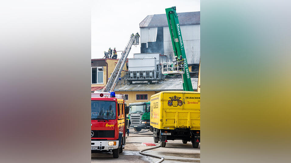 Bei dem Brand in der Irlbacher Schlossbrauerei entstand ein Millionenschaden. Foto: Mathias Adam