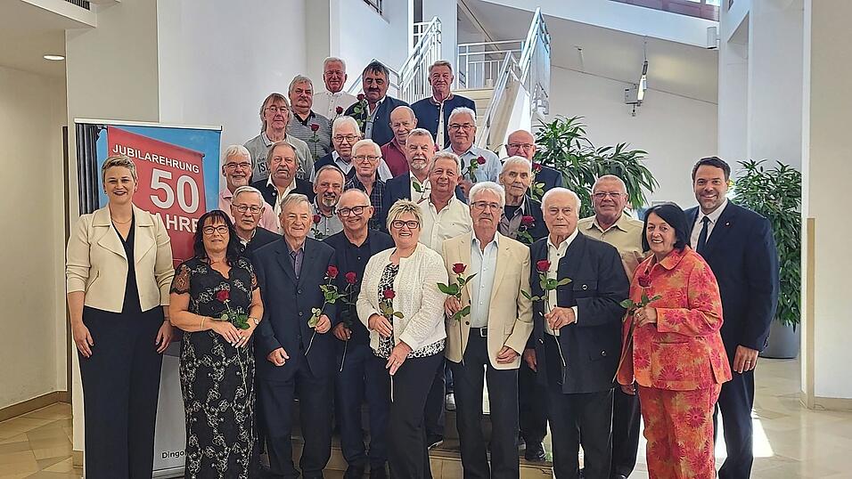 Seit 50 Jahren sind unter anderem diese Mitglieder dabei.
