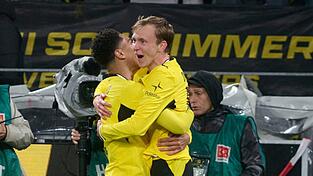 Schoss das sp&auml;te Siegtor f&uuml;r Borussia Dortmund: Joker Maximilian Beier.