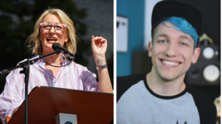 Bekannt ist YouTuber Rezo (rechts) unter anderem mit seinen „Zerstörungs“-Videos geworden. Sein aktuelles dreht sich um das Reportageformat „Strg_F“ und hat schon zu Konsequenzen geführt. Monika Gruber liebt es auch anzuecken. Ihr neues Buch macht da keine Ausnahme.