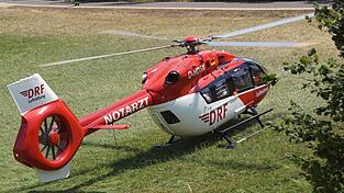 Auch ein Rettungshubschrauber wurde hinzugerufen.