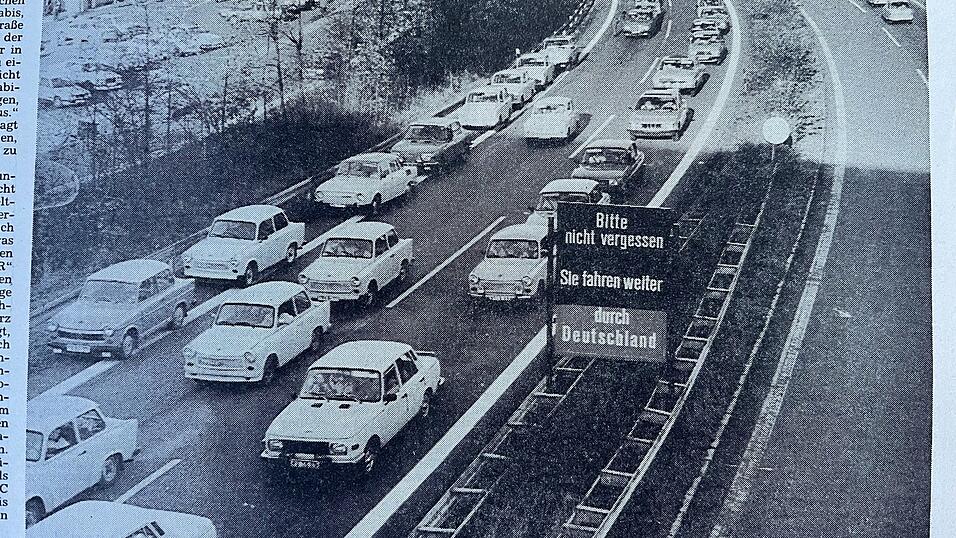Am Hirschenberg: 'Sie fahren weiter durch Deutschland'.
