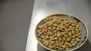 Martin Kirchner, Koch im Sommerkeller, empfiehlt Mousse von der weißen Karamell-Schokolade mit frischen Beeren und Florentiner Hippe. Martin Kirchner, Koch im Sommerkeller, empfiehlt Mousse von der weißen Karamell-Schokolade mit frischen Beeren und Florentiner Hippe.